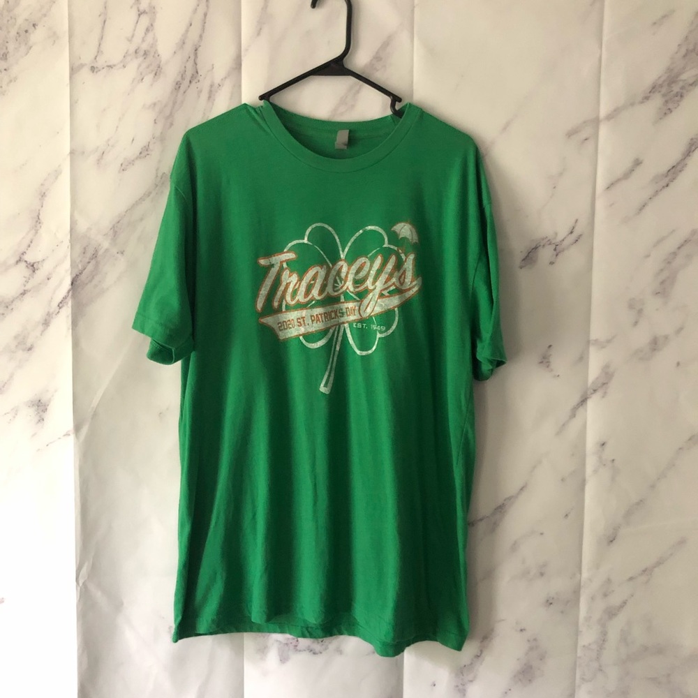TRACEY’S 2020 ST. PATRICKS DAY GREEN T SHIRT XL